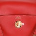 H Mini Lindy Rouge Piment Swift Gold Hardware