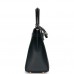 H Kelly Sellier 25 Vert Rousseau Madame and Shiny Niloticus Crocodile Touch Gold Hardware
