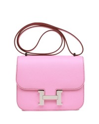 H Constance 18 Bubblegum Epsom Palladium Hardware