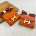 H Constance empson leather bag size:13*11.8cm