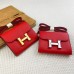 H Constance empson leather bag size:13*11.8cm