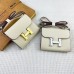 H Constance empson leather bag size:13*11.8cm