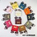 H Constance empson leather bag size:13*11.8cm
