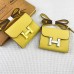 H Constance empson leather bag size:13*11.8cm