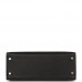 H Kelly Sellier 25 Black Ostrich Gold Hardware