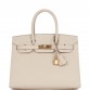 H Birkin Sellier 30 Craie Epsom Gold Hardware