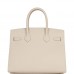 H Birkin Sellier 30 Craie Epsom Gold Hardware
