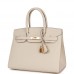 H Birkin Sellier 30 Craie Epsom Gold Hardware