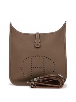 H Evelyne III PM Etoupe Clemence Palladium Hardware