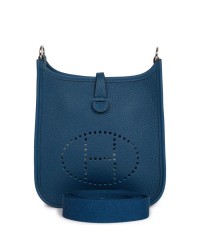 H Evelyne TPM Bag Deep Blue Maurice Palladium Hardware