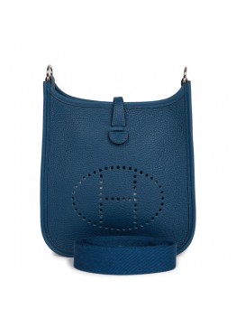 H Evelyne TPM Bag Deep Blue Maurice Palladium Hardware