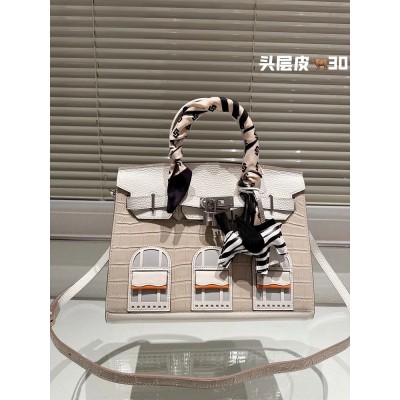 H Birkin30cm SellierFaubourg size: 30 cm