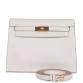 H Kelly Danse Gris Perle Swift Gold Hardware