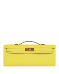 H Kelly Cut Lime Swift Gold Hardware