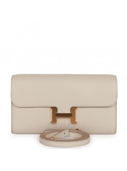 H Constance Wallet To Go Beton Evercolor Gold Hardware
