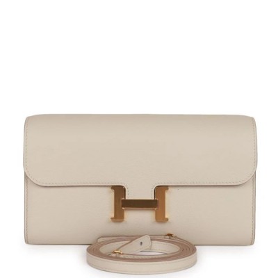 H Constance Wallet To Go Beton Evercolor Gold Hardware