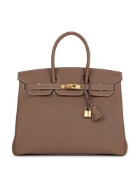 H Birkin 35 Etoupe Togo Gold Hardware