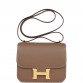 H Constance 18 Etoupe Epsom Gold Hardware