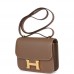 H Constance 18 Etoupe Epsom Gold Hardware