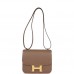 H Constance 18 Etoupe Epsom Gold Hardware