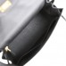 H Kelly Sellier 28 Black Epsom Gold Hardware