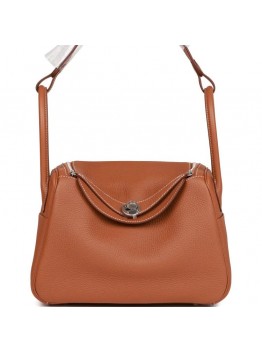 H Lindy 26 Gold Clemence Palladium Hardware