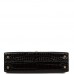 H Kelly Sellier 20 Black Shiny Alligator Gold Hardware