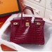H Birkin 25, 30, 35  Electric Shiny Niloticus Crocodile gold Hardware