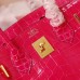 H Birkin 25, 30, 35  Electric Shiny Niloticus Crocodile gold Hardware