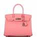 H Birkin 30 Rose Confetti Epsom Palladium Hardware