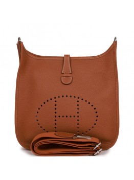 H Evelyne III PM Clemence silver Hardware