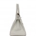H Special Order (HSS) Birkin 30 Gris Perle Verso Chevre Brushed Palladium Hardware