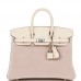 H Birkin 25 Glycine Grizzly and Nata Swift Palladium Hardware