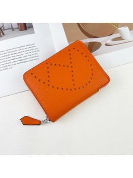 H Silk’in Empson-Barenia leather wallets size : 9.5 x 11.5 cm