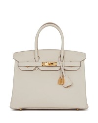 H Birkin 30 Craie Togo Gold Hardware