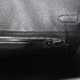 H Birkin 25 Black Ostrich Palladium Hardware
