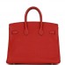 H Birkin 25 Rouge Vif Togo Gold Hardware