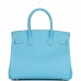 H Birkin 30 Celeste Epsom Gold Hardware
