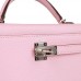 H Kelly Sellier 20 Rose Sakura Chevre Palladium Hardware