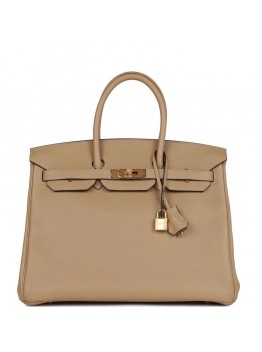 H Birkin 35 Trench Clemence Gold Hardware