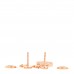 18K Rose Gold Diamond Constance Amulettes Drop Earrings