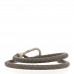 Swift Jumbo Hook Double Bracelet Etoupe