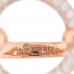18K Rose Gold Diamond Filet d'Or Ring 51 5.75