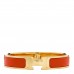 Enamel Narrow Clic Clac H Bracelet GM Orange