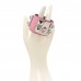 Matte Alligator Collier De Chien CDC Bracelet T1 5P Pink