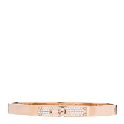 18K Rose Gold Diamond PM Kelly Pave Bracelet ST