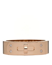 18K Rose Gold Diamond PM Kelly Ring 48 4.5