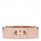 18K Rose Gold Diamond PM H D'Ancre Ring 50 5.25