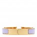Enamel Narrow Clic Clac H Bracelet PM Purple