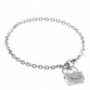 18K White Gold Diamond Constance Amulettes Bracelet LG